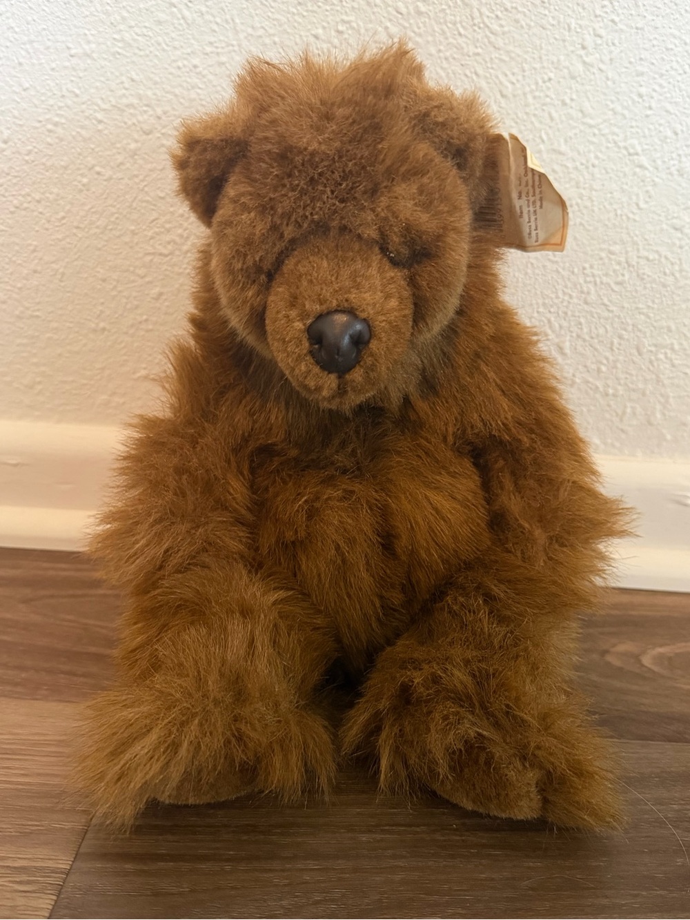 Vintage Russ Berrie&Co Kodiak Grizzly Bear Plush Stuffed Animal 9” Collectible